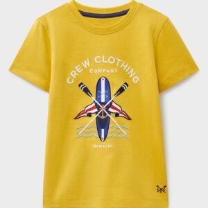 Embroidered Classic Tee in Yellow