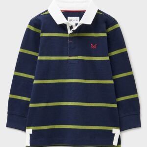 Yarn Dye Rugby Shirt in Navy