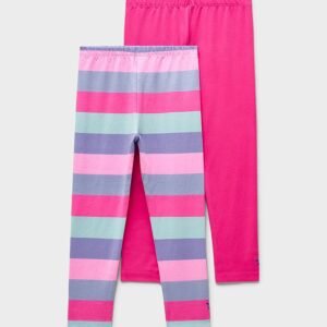 2 Pack Printed Leggings in Rainbow