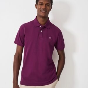 Classic Pique Polo Shirt in Purple
