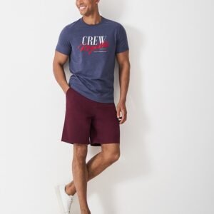 Crew Regatta T-Shirt in Blue Marl