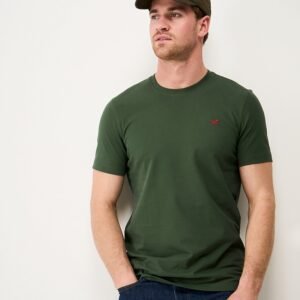 Crew Classic Cotton Tee in Forest Green