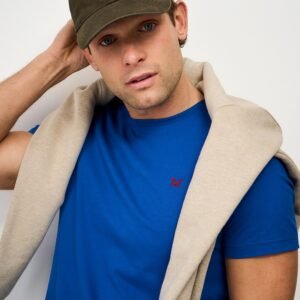 Crew Classic Cotton Tee in Cobalt Blue