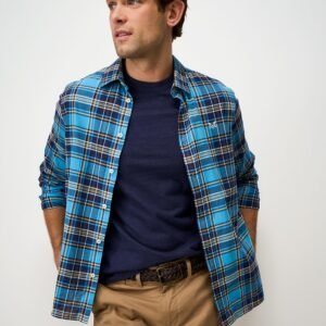 Crew Classic Cotton T-Shirt in Deep Blue