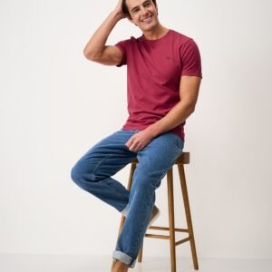 Crew Classic Tee in Deep Red