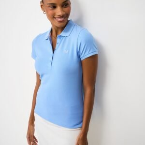 Classic Cotton Polo in Blue