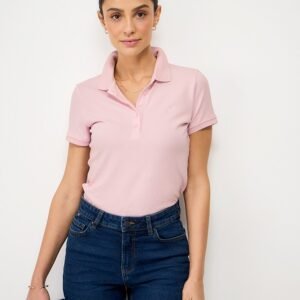 Classic Polo in Light Pink